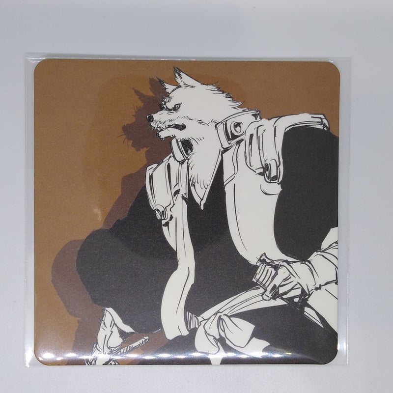 BLEACH 狛村 左陣 オリジナルイラストコースターコレクション | K
