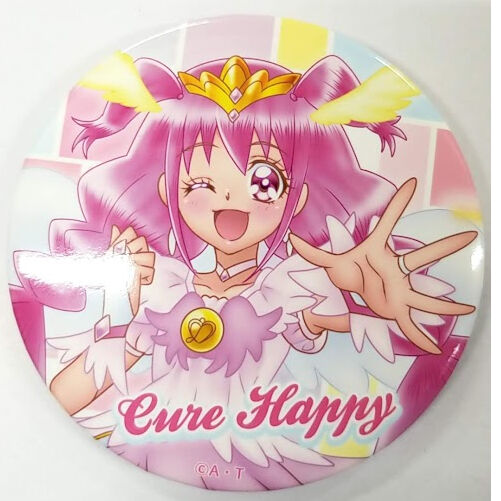 プリキュア 全プリキュア展 キュアハッピー みゆき 缶バッジ | K-BOOKS