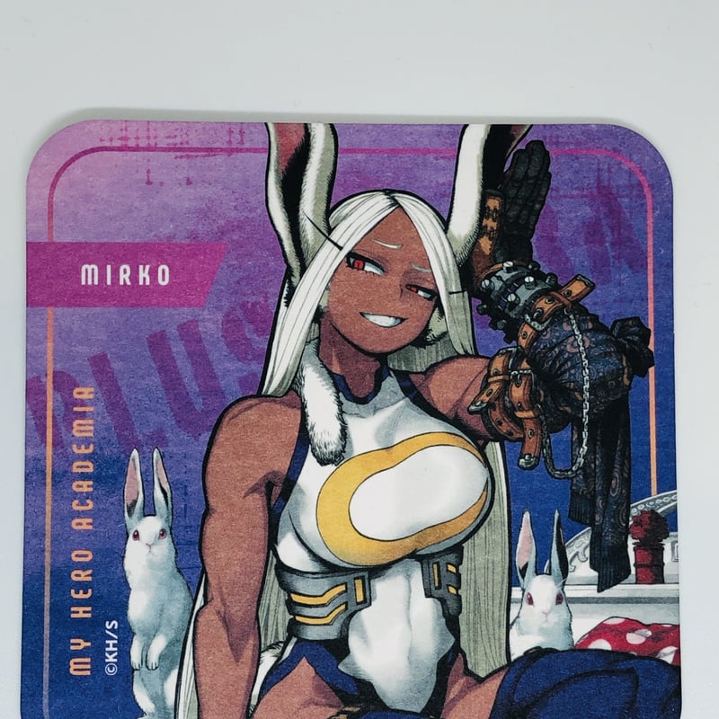 僕のヒーローアカデミア ヒロアカ ミルコ コースター 100枚 僕のヒーローアカデミア アクリルコースター／ミルコ: キャラ