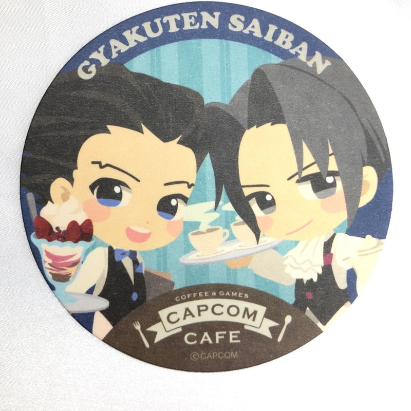 逆転裁判カプコンカフェコースター成歩堂御剣怜侍