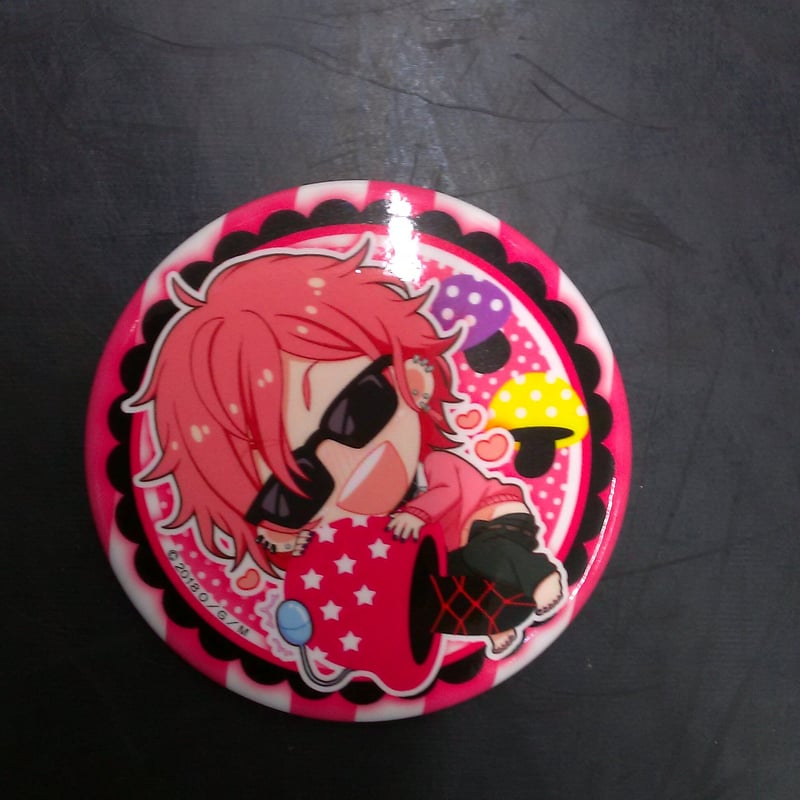 ヤリチン☆ビッチ部』 ふぉーちゅん☆缶バッジ 百合絢斗 【BLグッズ