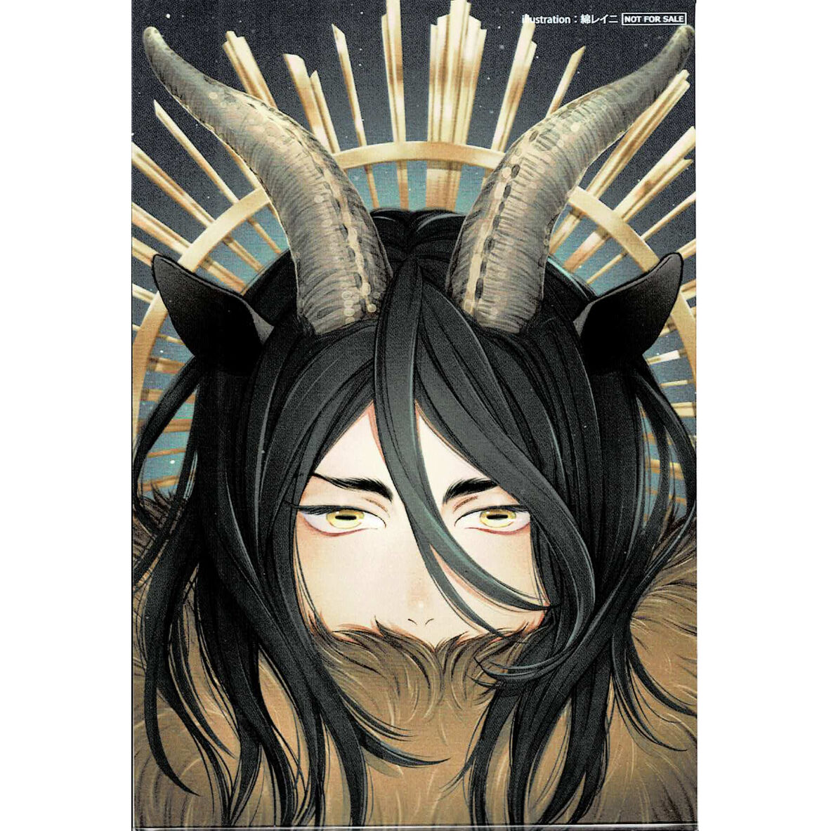 綿レイニ　『2021 秋の同人誌ポストカード配布フェア』ポストカード【BLグッズ】