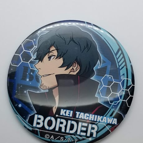 ワートリ　迅悠一　太刀川慶　缶バッジ ワールドトリガー』バースデイ缶バッジ 太刀川慶 BC3