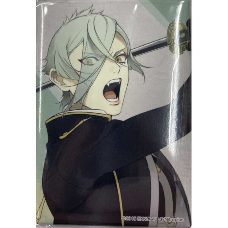 刀剣乱舞 膝丸 スクエア缶バッジ 刀剣乱舞 膝丸 戦闘 スクエア缶バッジ | K-BOOKS 池袋 2次元グッズ通販