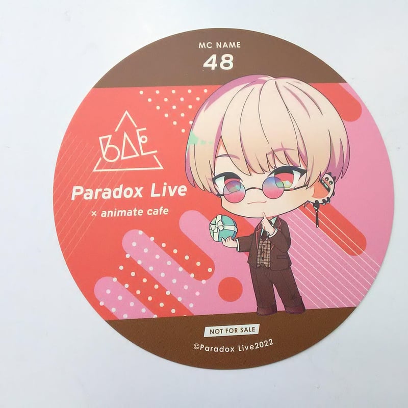 Paradox Live 燕夏準 メニュー注文特典 ランダムコースター | K-BOOKS
