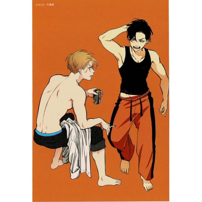 ハッピークソライフ　複製原画 はらだ 『ハッピークソライフ』 両面イラストカード【BLグッズ】 | K