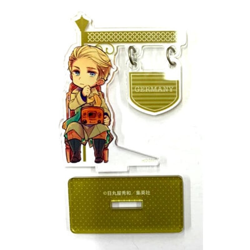 ヘタリア トレーディングゆらゆらサインアクリルスタンド　イタリア　ドイツ ヘタリア World☆Stars - トレーディングゆらゆらサインアクリル