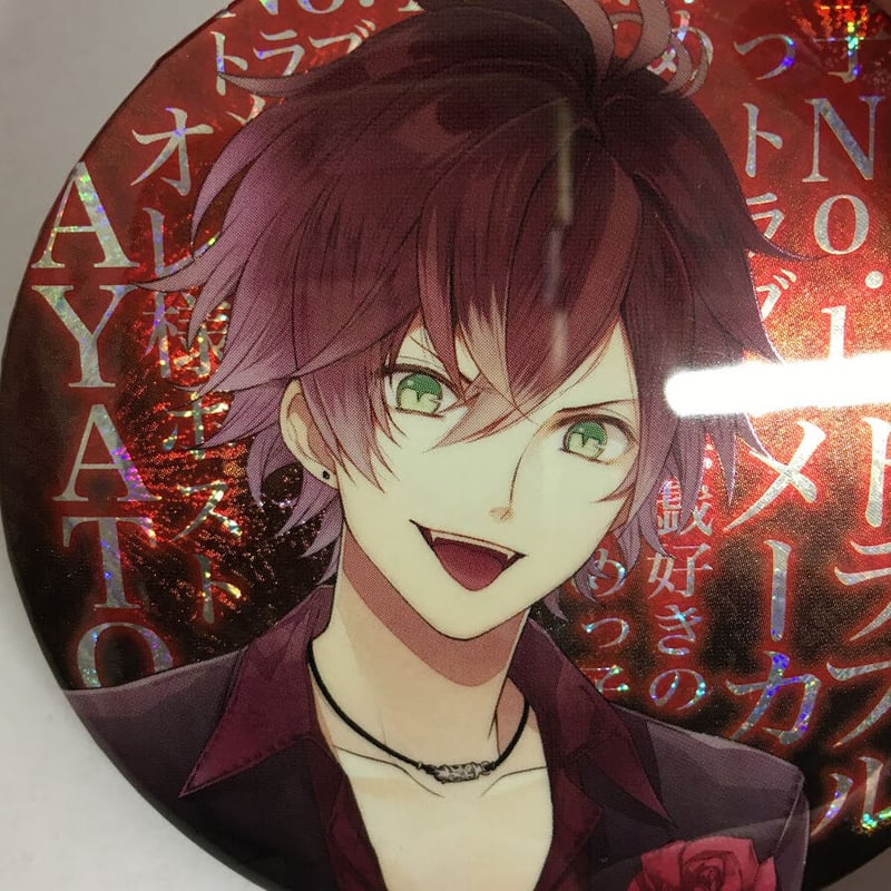 DIABOLIK LOVERS 逆巻アヤト　ホロ缶バッジ イタミ有】DIABOLIK LOVERS 逆巻アヤト 缶バッジ ホロ | K-BOOKS