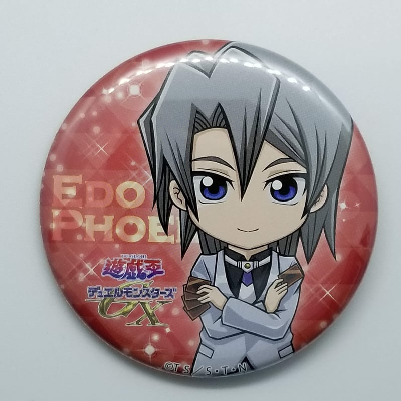 遊戯王GX エド・フェニックス グッズ 缶バッジ 描き下ろし エド
