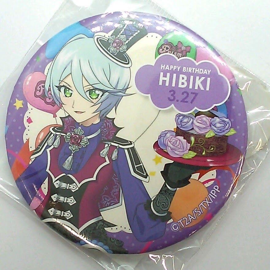 プリパラ 紫京院ひびき ハピプリバースデー 2020 缶バッジ | K-BOOKS