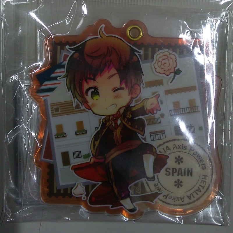 ヘタリア スライドキーホルダー イタリア ロマーノ 特典 ヘタリア