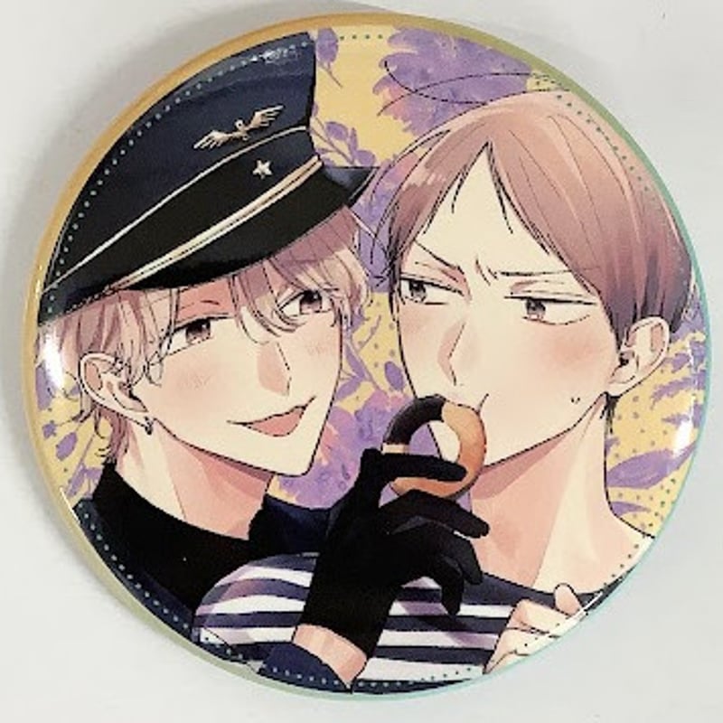 楢島さち 『コスメティック・プレイラバー 』 原画展 缶バッジ 西園寺