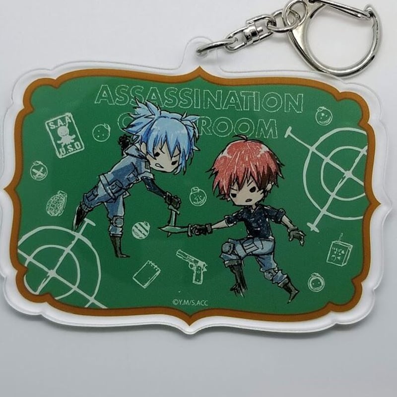 暗殺教室 アクリルキーホルダー グラフアート コンプリート 暗殺教室 渚＆業 グラフアートアクリルキーホルダー | K-BOOKS 池袋 2