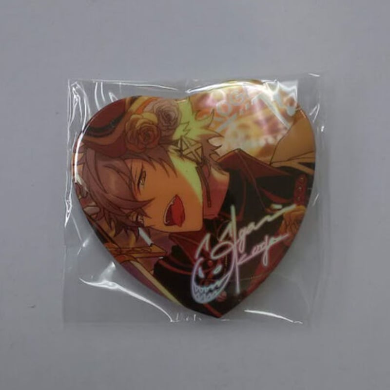 あんさんぶるスターズ 大神晃牙 ハート缶バッジ