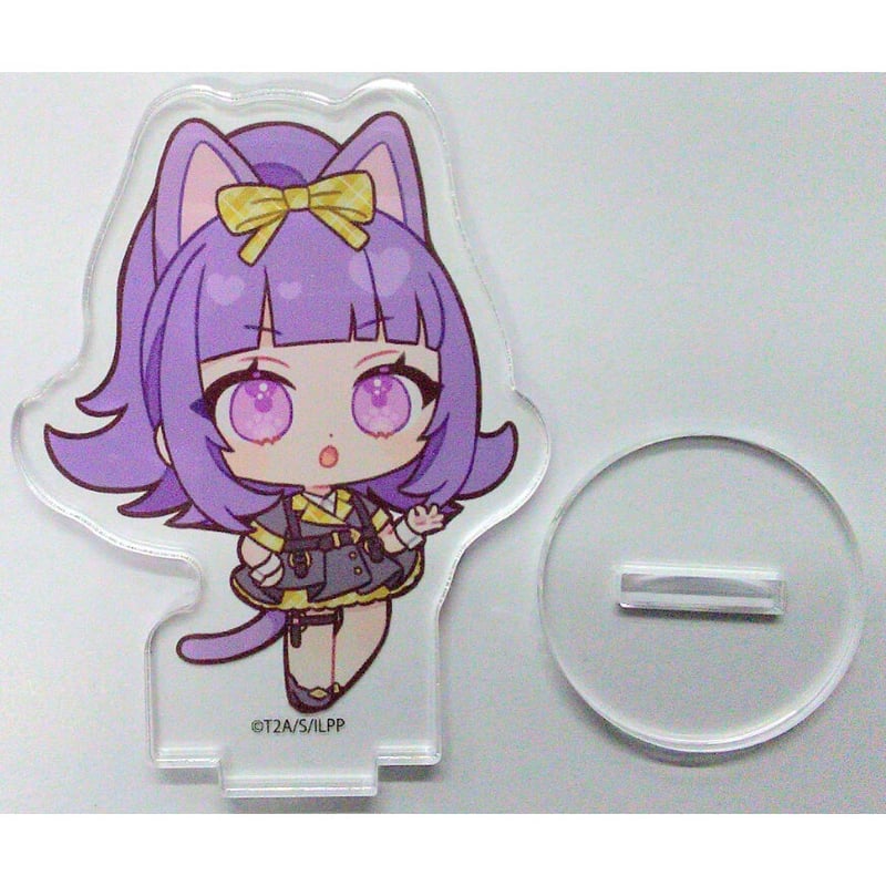 プリパラ 華園しゅうか グラフアートカフェ アクリルぷちスタンド 猫の