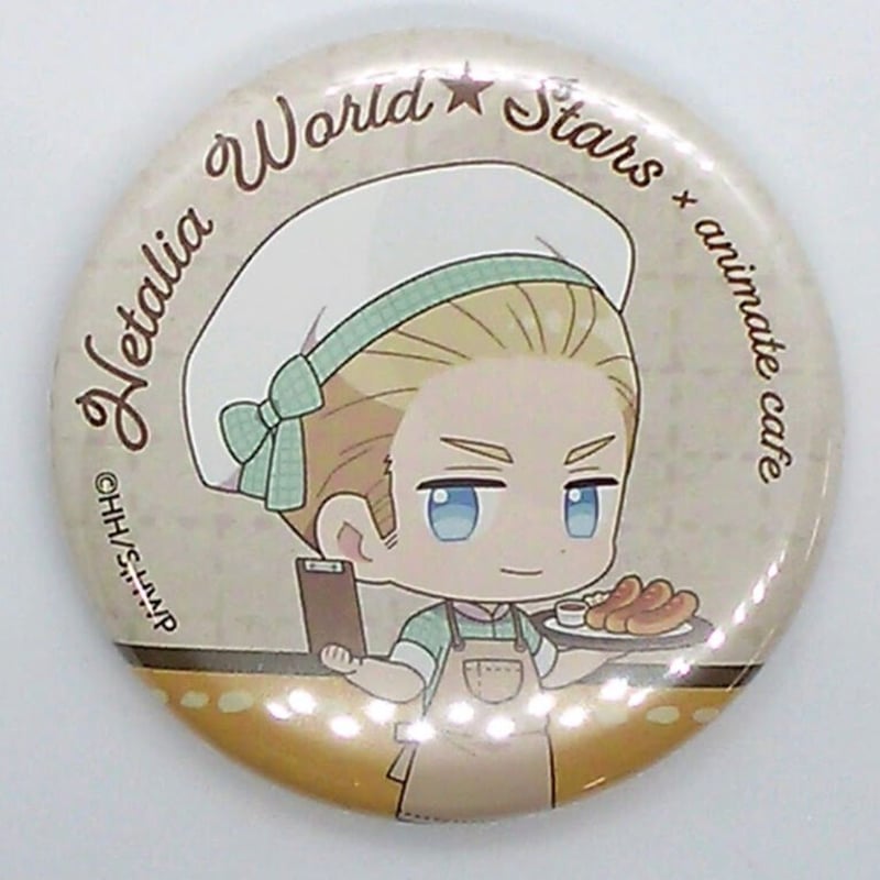 日丸屋秀和 『ヘタリア World Stars』 ×アニメイトカフェ 缶バッジ