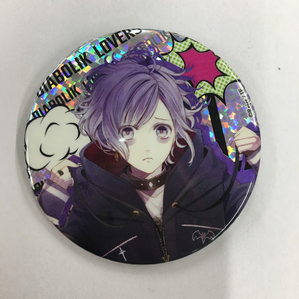 裏サビ有】DIABOLIK LOVERS 逆巻カナト 缶バッジ ホロ | K-BOOKS