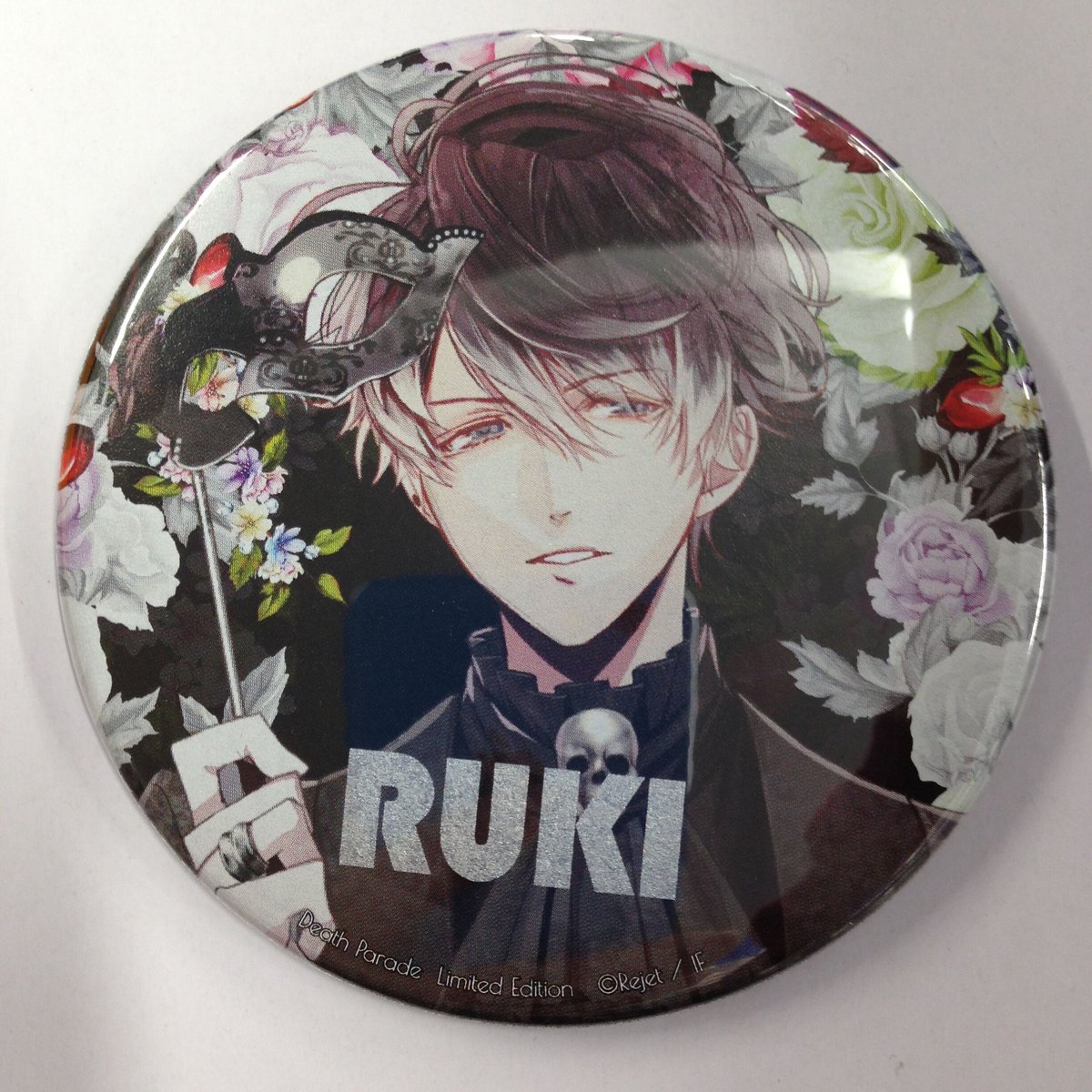 DIABOLIK LOVERS 無神ルキ ホロ 缶バッジ イタミ有・裏サビ有】DIABOLIK LOVERS 無神ルキ 缶バッジ ホロ
