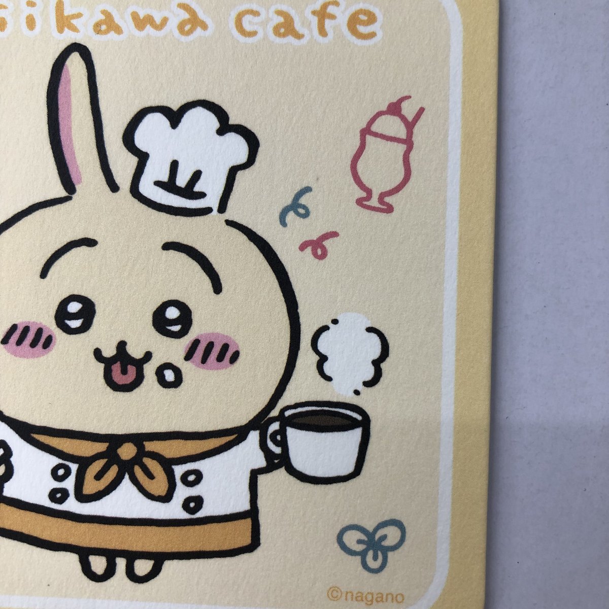 ナガノ 『ちいかわ』 ちいかわカフェ コースター　うさぎ