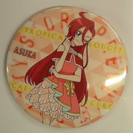 キュアフラミンゴ 滝沢あすか 缶バッジ Takizawa Asuka (Cure Flamingo) - Badge - Pretty Store