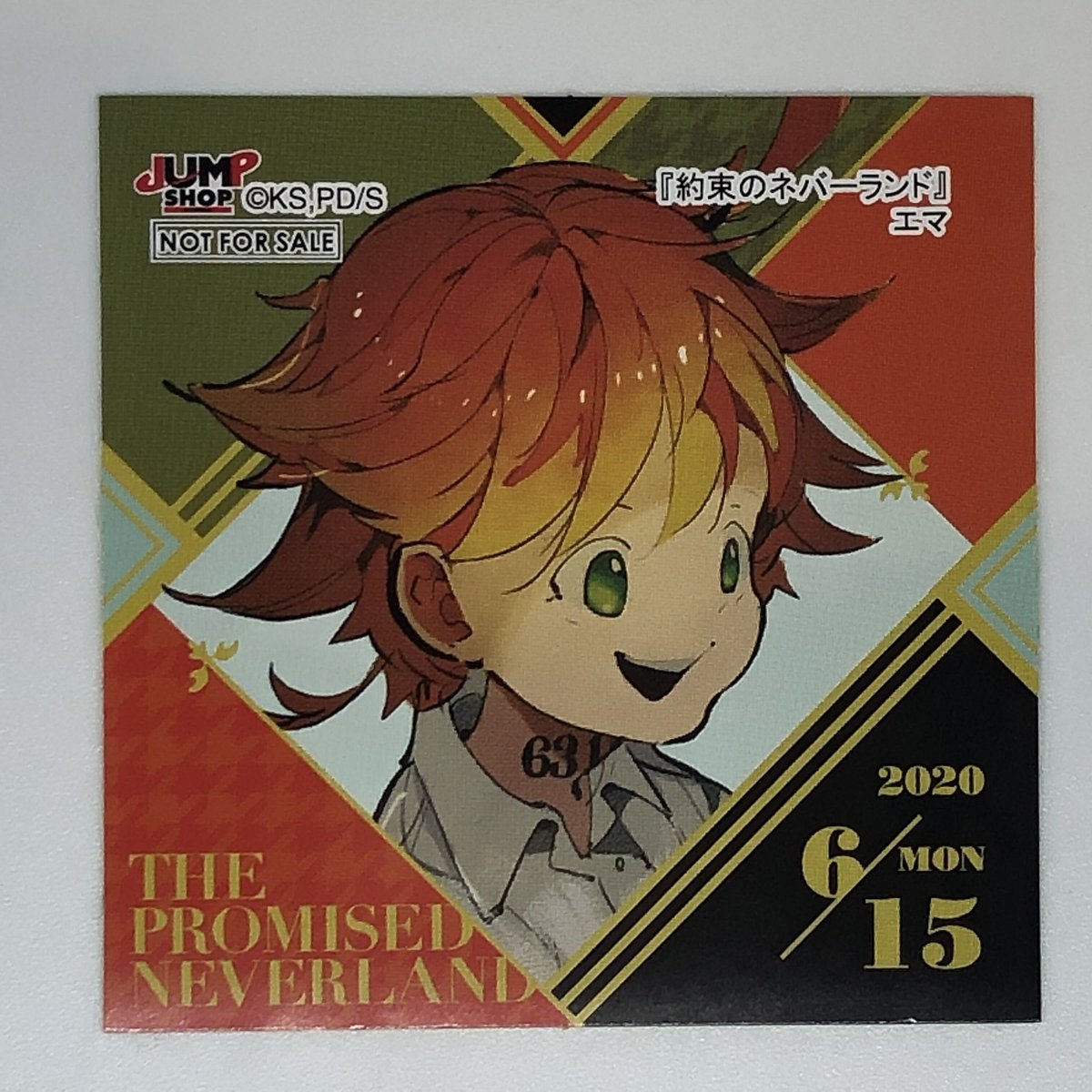 約束のネバーランド 約ネバ レイ エマ ノーマン 365日ステッカー ジャンショ 365日ステッカー ジャンプショップ 約束のネバーランド レイ - メルカリ