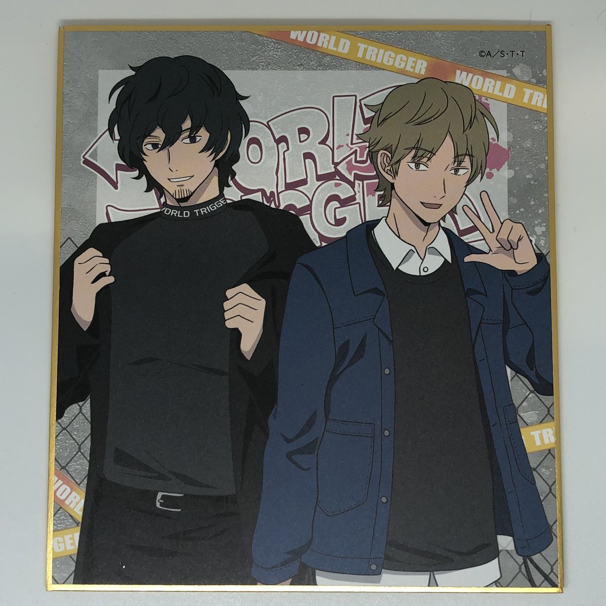 ワールドトリガー 太刀川 慶&出水 公平 トレーディングミニ色紙 ワールドトリガー 太刀川 慶&出水 公平 トレーディングミニ色紙