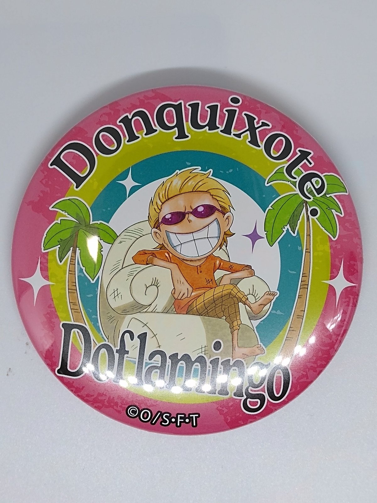 ONE PIECE ドンキホーテ・ドフラミンゴ やから 缶バッジ 第4弾 YELLOW