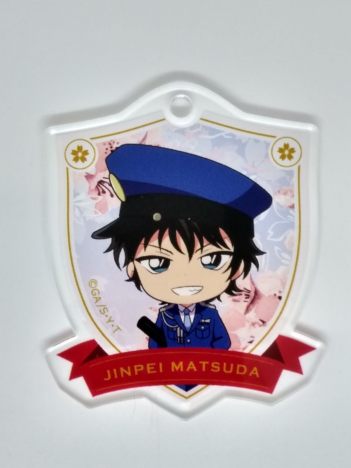 松田陣平　にいてんごアクリルキーホルダー SAKURA卒業ver.」 購入特典 名探偵コナン トレーディング アクリルキーホルダーコレクション