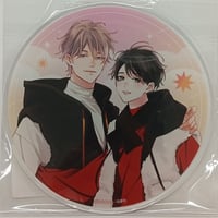 ユ*キ様 依子　寺野くんと熊崎くん　アクリルコースター　サイン入り 寺野くんと熊崎くん アクリルコースター - メルカリ
