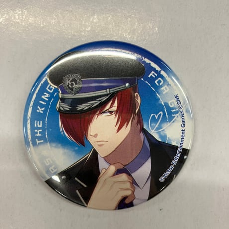 KOFG KOF キングオブファイターズ ハート型 缶バッジ 草薙京 KOFG KOF キングオブファイターズ ハート型 缶バッジ 草薙京