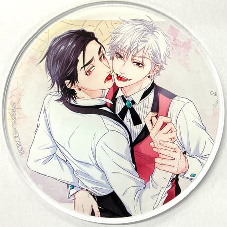 百合アズル『pop one's cherry』 ドラマCD発売記念 グラッテ　アクリルコースター　【BLグッズ】