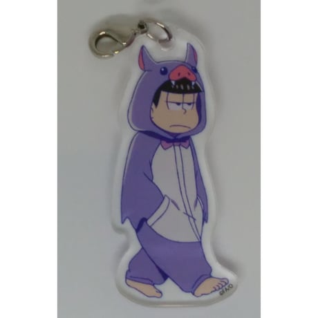 おそ松さん一松アクリルチャーム　どうぶつパジャマ