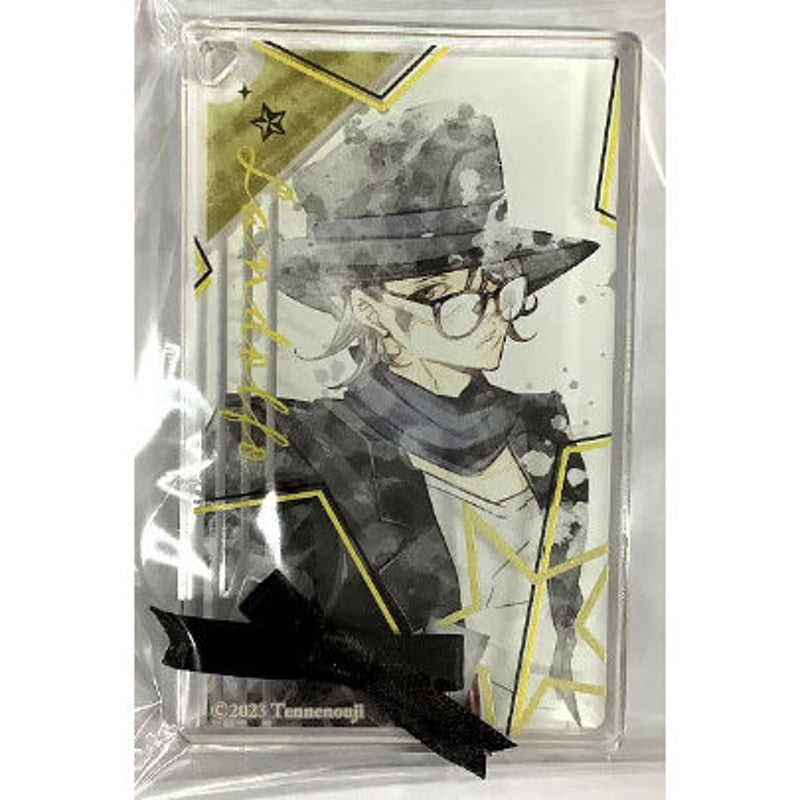 ラッキードッグ1』 リボンタイアクリルプレートキーチェーン