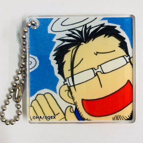 【鋼の錬金術師】　ヒューズ　スクエアアクリルキーホルダー