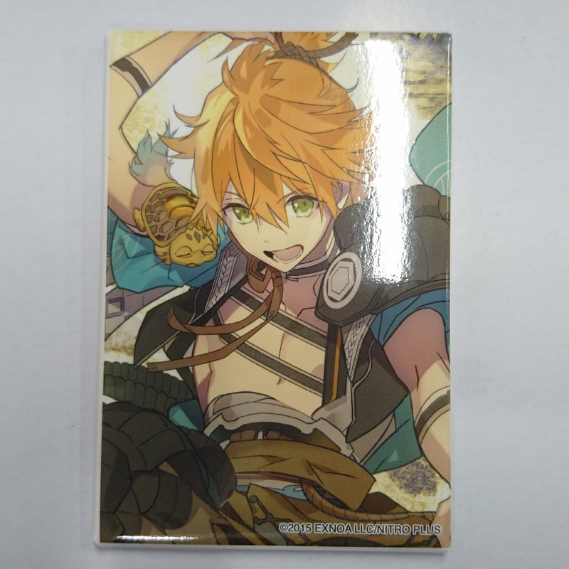 刀剣乱舞 絵巻スクエア缶バッジ 二周年記念祝画 第3弾 浦島虎徹 | K