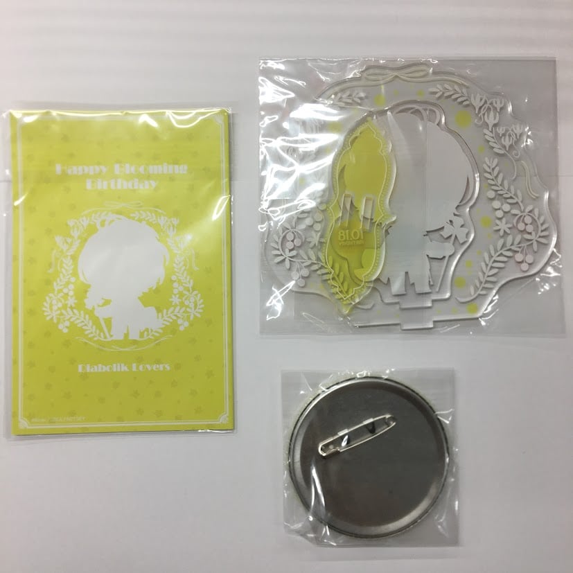 欠品有・カードイタミ有】DIABOLIK LOVERS 逆巻シュウ バースデー