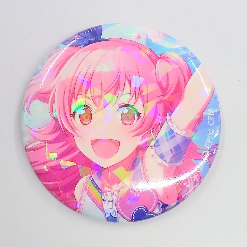 桃井愛莉 ホログラム 缶バッジ ホログラム プロセカ
