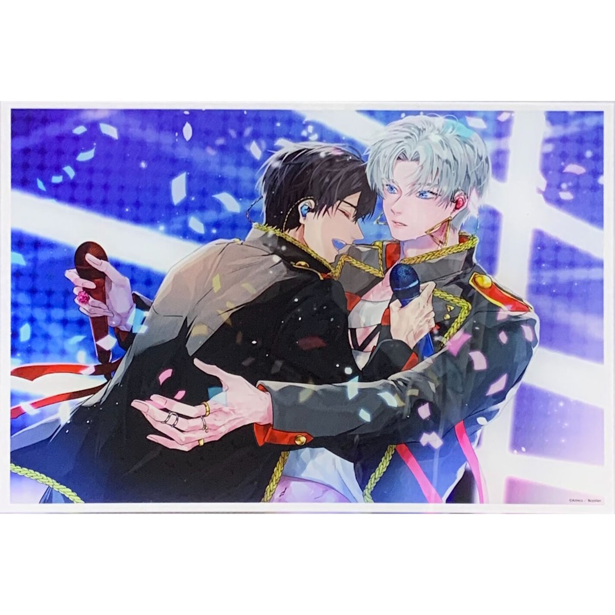 背筋「甘噛みをきみに」A4判アクリルプレート　マンガ展　BL コミック 背筋甘噛みをきみにA4判アクリルプレート マンガ展 BL コミック