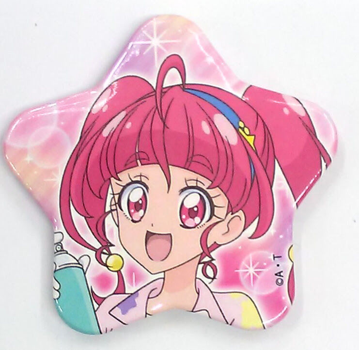 プリキュアオールスターズ 星奈ひかる＆フワ トゥィンクル缶バッジ fit=scale-down,w=1200