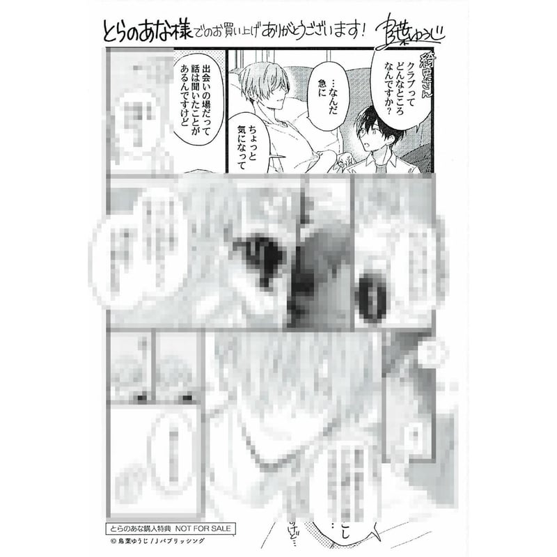 鳥葉ゆうじ 『路地裏プッシーキャット』 とらのあな ペーパー【BL