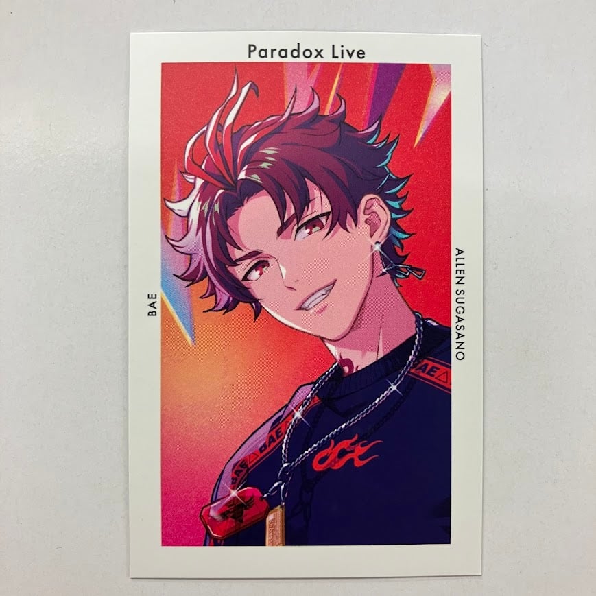 Paradox Live 朱雀野アレン Gプリ ver.29 | K-BOOKS 池袋 2次元