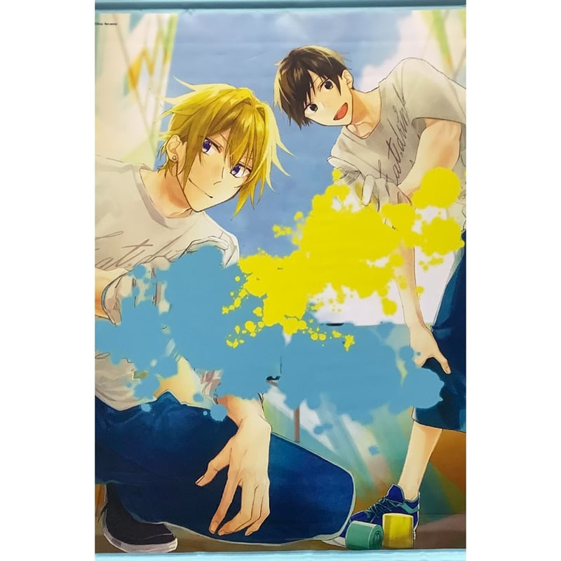 春園ショウ 『平野と鍵浦』 B2タペストリー 鍵浦昭 平野大河 【BL 