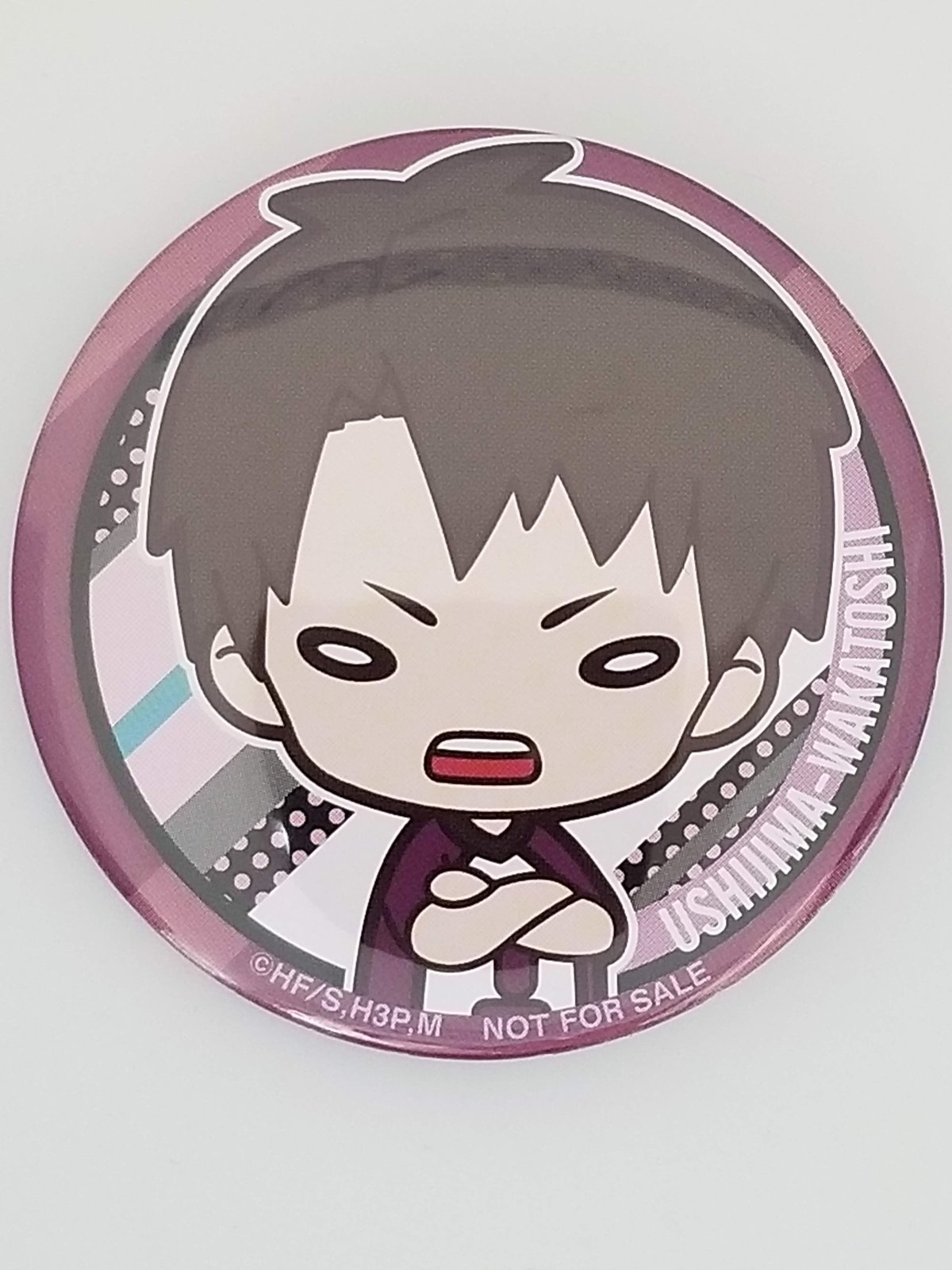 ハイキュー!! 牛島 若利 にとたん缶バッジ | K-BOOKS 池袋 2次元