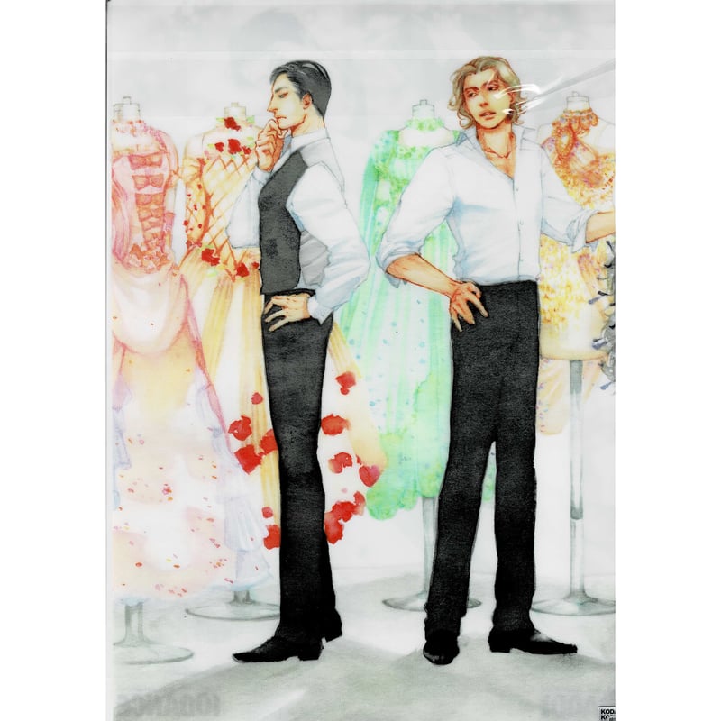 井上佐藤『井上佐藤初原画展10DANCE』 A4 クリアファイルセット 【BL