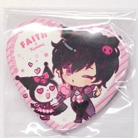 【138】アイカツスターズ　騎咲レイ　ハート缶バッジ　ファン証明書 138】アイカツスターズ 騎咲レイ ハート缶バッジ ファン証明書