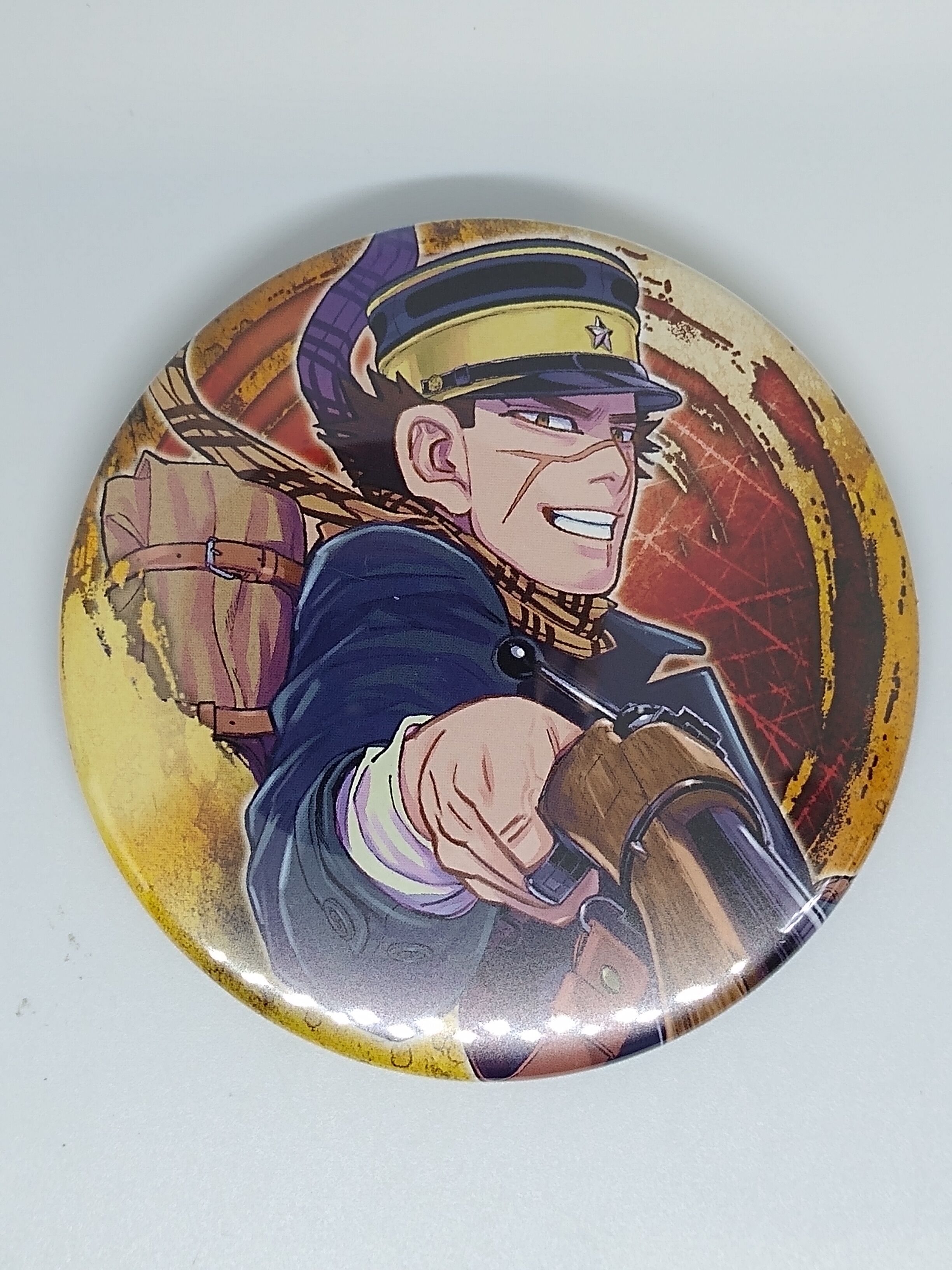 ゴールデンカムイ展　コレクション缶バッジ　杉元佐一 original