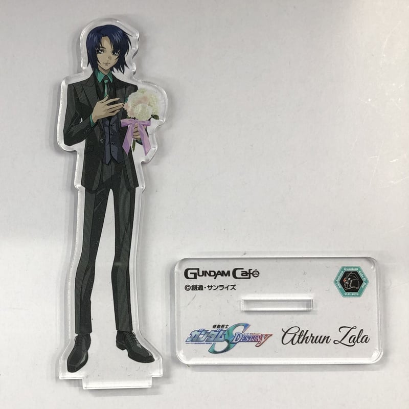ガンダムSEED DESTINY ガンダムカフェ　thanks ver アクスタ キズ有】ガンダムSEED DESTINY アクリルスタンド アスラン Thanks Ver.