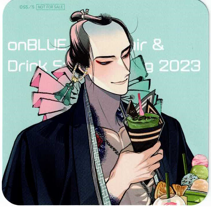 紗久楽さわ『百と卍』onBLUE Book Fair & Drink Stand コースター