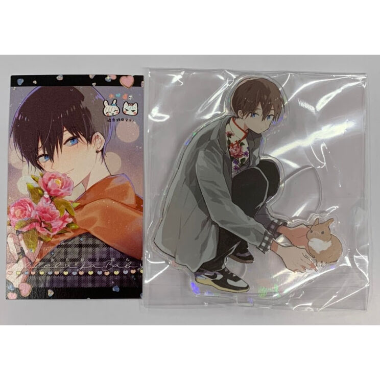 仔縞楽々 『ハレルヤベイビー』カード付アクリルスタンド 冬夏【BL