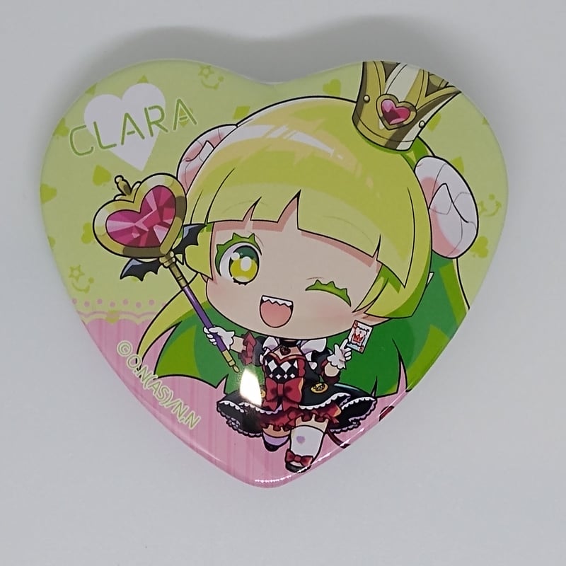 魔入りました！入間くん　ハート缶バッジ　クララ 魔入りました入間くん トレーディング トレーディングハート缶バッジ